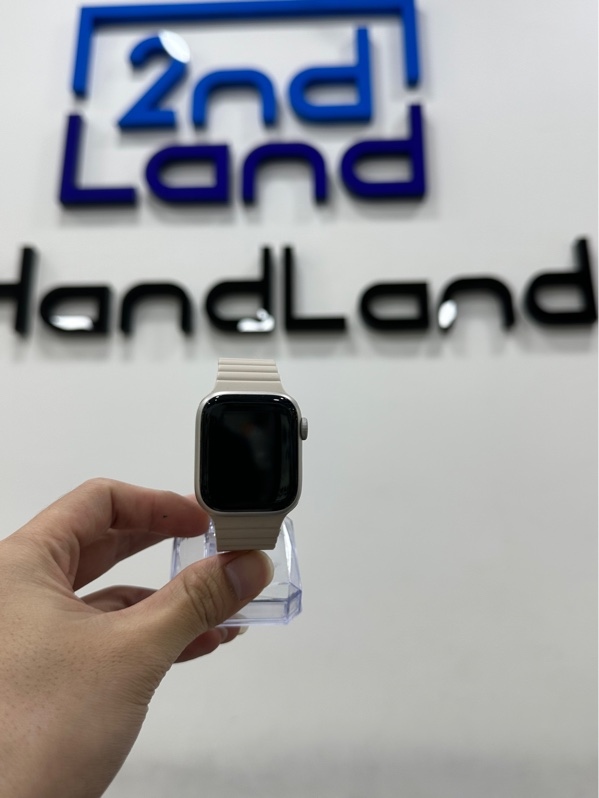 Đồng hồ Apple Watch Series 8/41mm - VN/A - Bản GPS - Pin 100% - Màu Starlight - Ngoại hình 98% - Kèm sạc