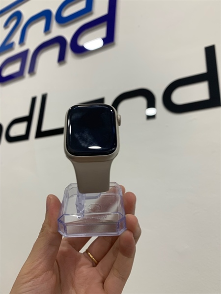 Đồng hồ Apple Watch Series 8 - 41mm - VN/A - Màu bạc - Ngoại hình: 97% - Cấn sườn 2 đốm - Body, kèm sạc