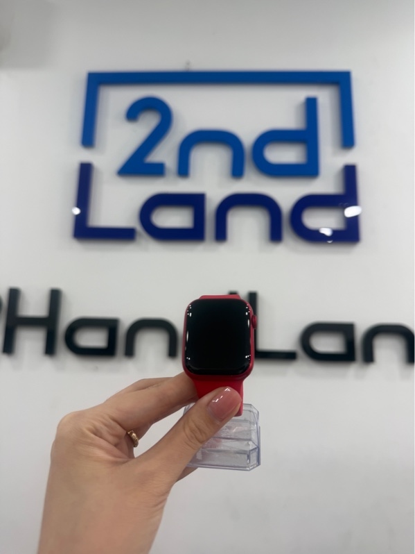 Đồng hồ Apple Watch Series 8 - 45mm - VN/A - GPS - 32Gb - Bản nhôm - Màu đỏ (product red) - Pin 85% - Ngoại hình 97% - trầy xước nhẹ - Kèm box , sạc