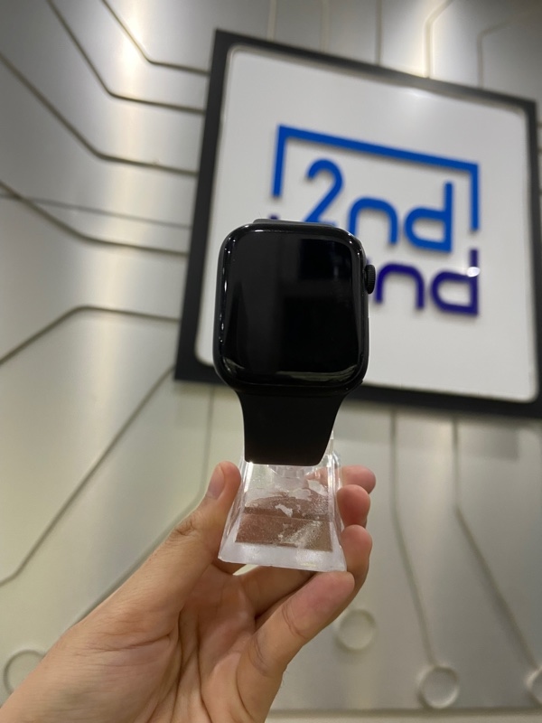 Đồng hồ Apple Watch Series 8/45mm - VN/A - GPS - Pin 100% thay new - Viền nhôm - Màu đen - Ngoại hình: 98% - Body