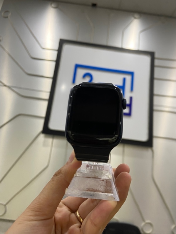 Đồng hồ Apple Watch Series 8/45mm - VN/A - LTE( có hỗ trợ esim ) - Pin 87% - Viền nhôm - Màu xanh - Ngoại hình: 98% - Kèm Box + sạc