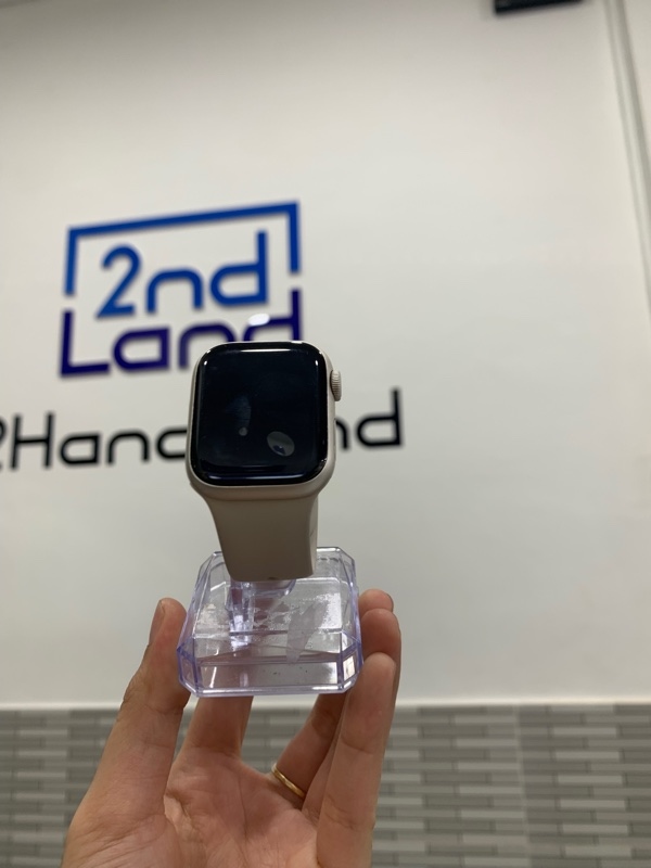 Đồng hồ Apple Watch Series 9 - 41mm - GPS - Viền nhôm - Màu Starlight - Pin 93% - Ngoại hình: 98% - Fullbox