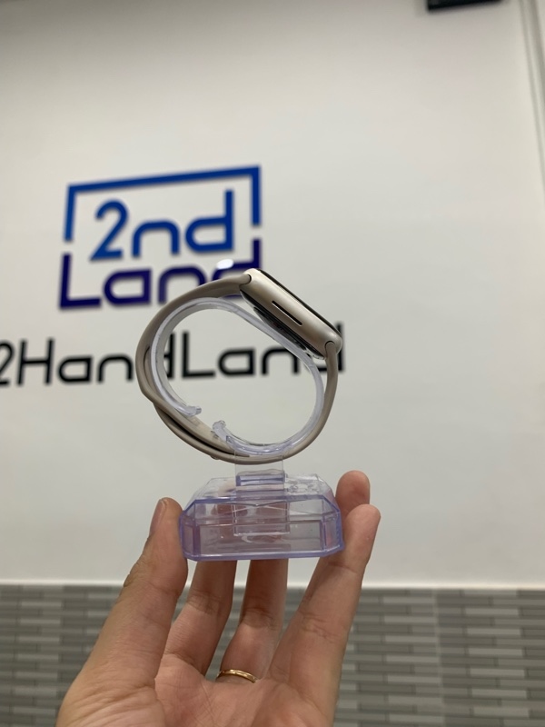 Đồng hồ Apple Watch Series 9 - 41mm - GPS - Viền nhôm - Màu Starlight - Pin 93% - Ngoại hình: 98% - Fullbox