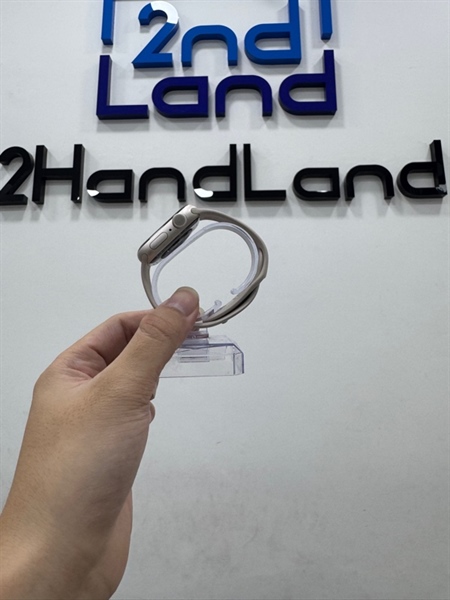 Đồng hồ Apple Watch Series 9/41mm - SA/A - Bản GPS - Watch OS 26.0.2 - Pin 98% - Viền nhôm - Màu Starlight - Ngoại hình 98% - Fullbox 2