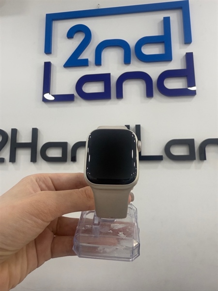 Đồng hồ Apple Watch Series 9 - 41mm - SA/A - LTE có esim VN - 64GB - Màu Starlight - Pin 100% - Ngoại hình 98% - viền trầy - Kèm sạc 0