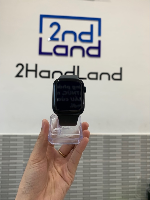 Đồng hồ Apple Watch Series 9 - 45mm - LL/A - GPS - Viền nhôm - Màu midnight - Pin 91% - Ngoại hình: 98% - Kèm sạc