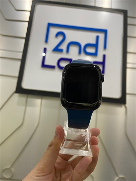 Đồng hồ Apple Watch Series 9/45mm - PA/A - LTE ( có esim ) - Pin 90% - Viền nhôm - Màu Midnight Blue - Ngoại hình: 98% - Màn xước - Body