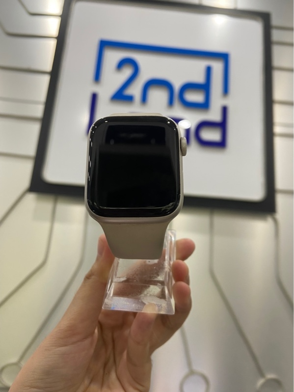 Đồng hồ Apple Watch Series SE Gen 2/44mm - SA/A - GPS - Pin 100% - Viền nhôm - Màu kem - Ngoại hình: 98% - Màn đánh kính - Body -