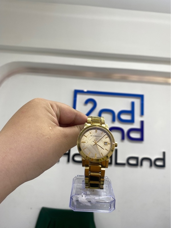 Đồng hồ Burberry The City-model BU9033 - 38mm - Màu vàng - Ngoại hình 97% - Dây trầy - Fullbox