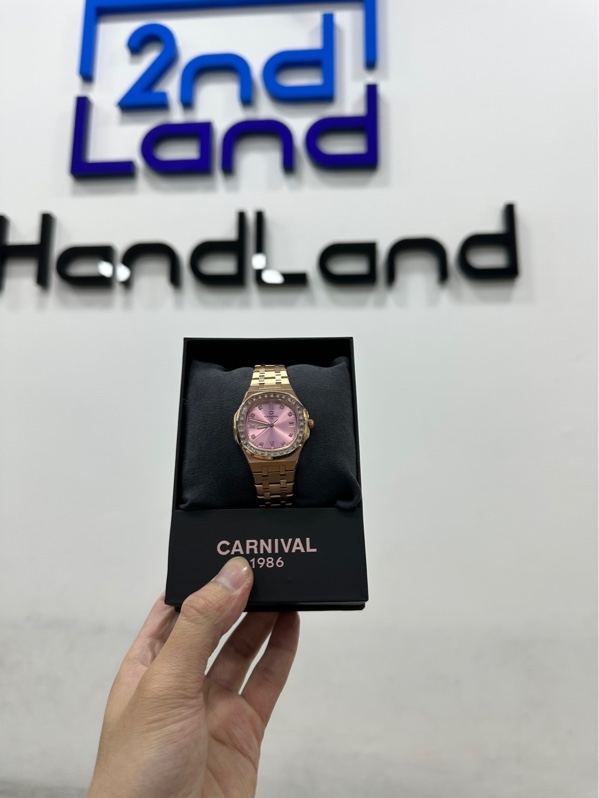 Đồng hồ CARNIVAL 8160L-VH-N - 34mm - Màu đồng - Ngoại hình 98% - Fullbox
