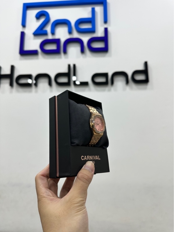 Đồng hồ CARNIVAL 8160L-VH-N - 34mm - Màu đồng - Ngoại hình 98% - Fullbox