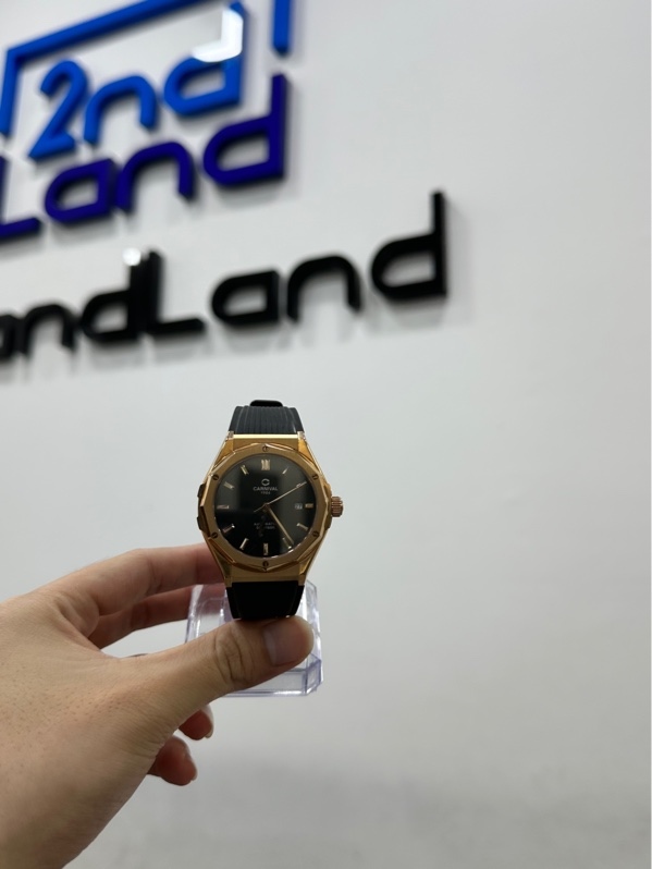 Đồng hồ CARNIVAL 8168G-VH-DCS-D - 42mm - Màu gold - Ngoại hình 98% - Fullbox