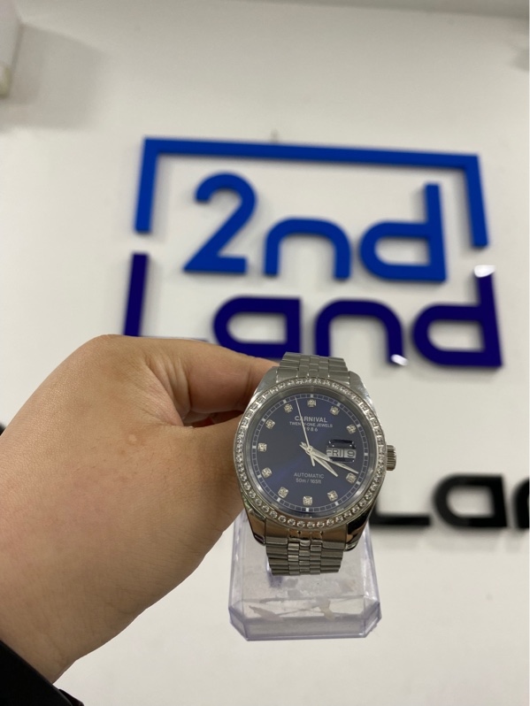 Đồng hồ Carnival - Model 8131G2-VT-X - Màu bạc - Ngoại hình 98% - Kèm box