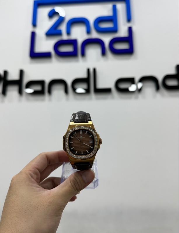 Đồng hồ CARNIVAL NAUTILUS AUTOMATIC 8108G-VH-DD-N - 40mm - Màu Gold - Ngoại hình 97% - Body