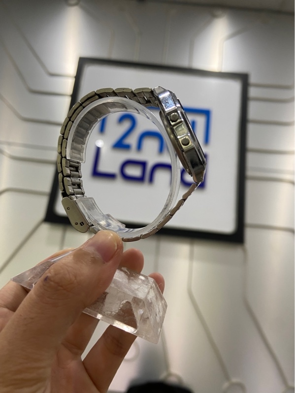 Đồng hồ Casio A158WE - Màu bạc - Ngoại hình: 97% - Xước - Body