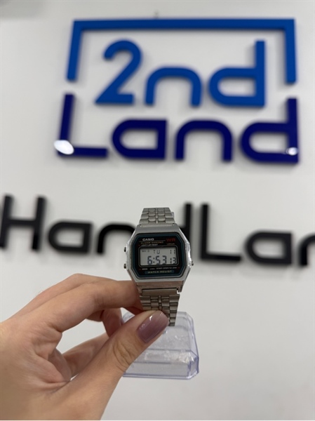 Đồng hồ Casio A159W-N1DF - Màu bạc - Ngoại hình 97% - Trầy xước , gỉ sét - Body