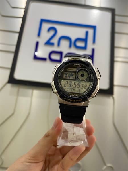 Đồng hồ Casio AE-1000W-2AVDF/43mm - Màu xanh - Ngoại hình: 98% - Body