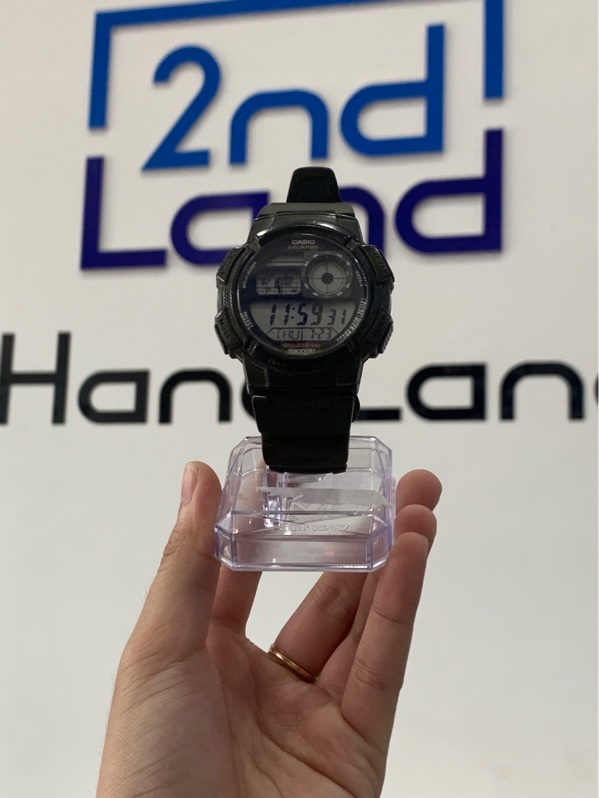 Đồng hồ Casio AE-1000W - Màu xanh đen - Ngoại hình: 96% - Trầy body, trầy kính - Body