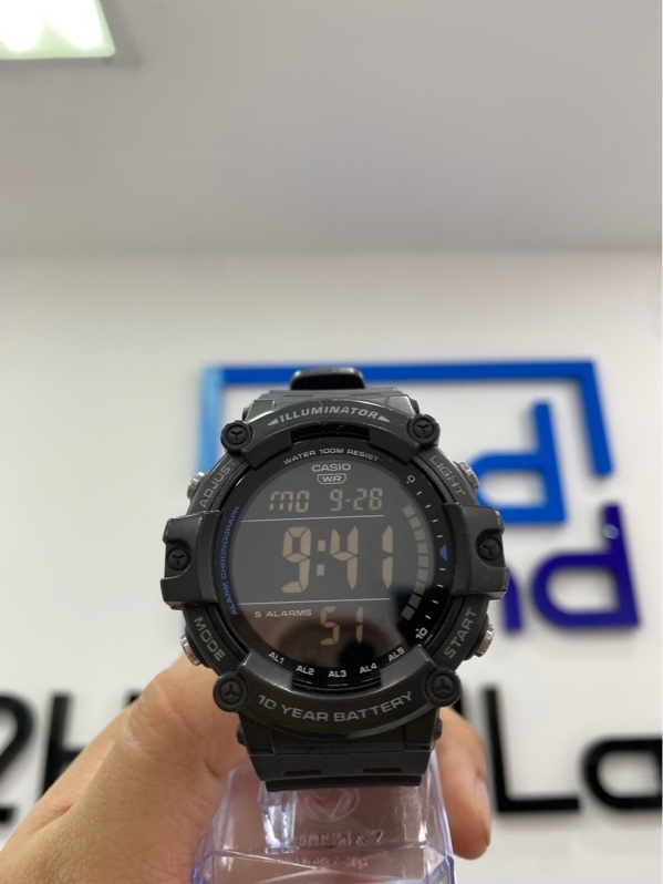 Đồng hồ Casio AE-1500WH-8BVDF - Màu đen - Ngoại hình: 97% - Xước sườn mặt kính - Body