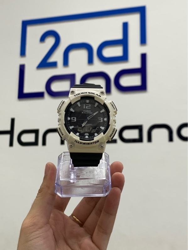 Đồng hồ CASIO AQ-S810W - 46mm - Màu trắng - Ngoại hình: 96% - Ố - Body