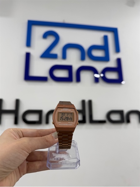 Đồng hồ Casio B640WC-5ADF - Màu vàng hồng - Ngoại hình 97% - Trầy - Body