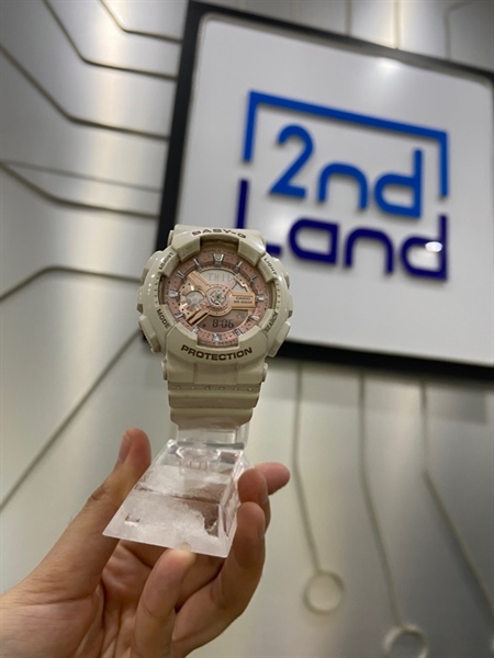 Đồng hồ Casio Baby BA-110X - Màu trắng - Ngoại hình: 97% - Body