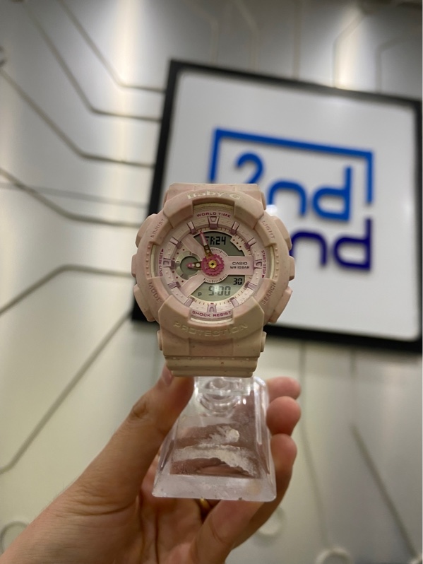 Đồng hồ Casio Baby-G BA-110PI-4ADR - Màu hồng - Ngoại hình: 97% - Kèm Box