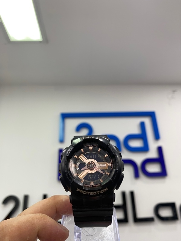 Đồng hồ Casio Baby-G BA-110RG - Màu đen - Ngoại hình: 97% - Trầy xước, kính trầy - Body
