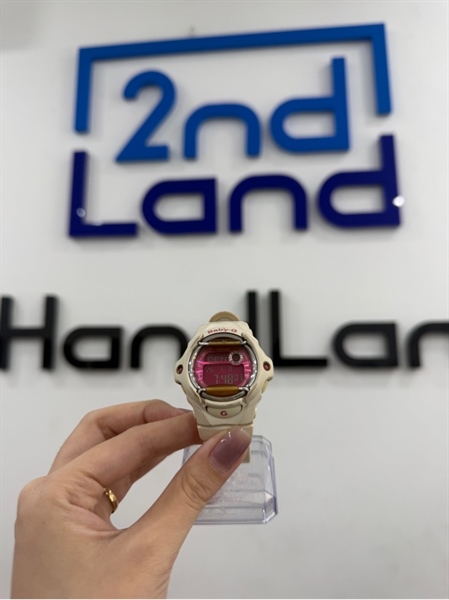 Đồng hồ Casio Baby G BG 169R 7DDR - 42mm - Màu trắng - Ố vàng - Ngoại hình 97% - Body