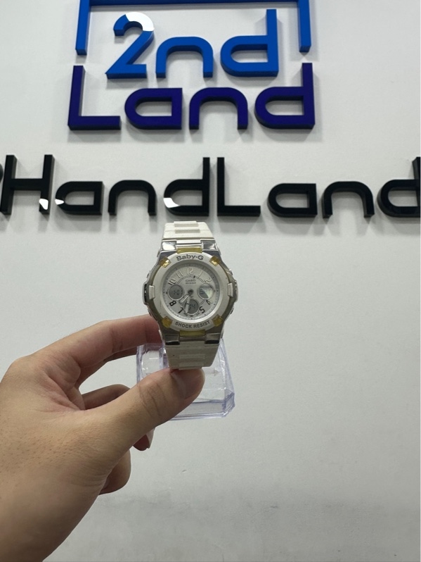 Đồng Hồ CASIO BABY-G BGA-110BL-7B - 39mm - Màu trắng - Ngoại hình 97% - Body
