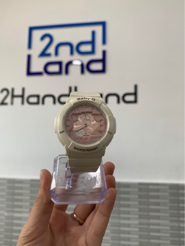 Đồng hồ Casio Baby-G BGA-131 - Màu trắng - Ngoại hình: 97% - Ố - Body