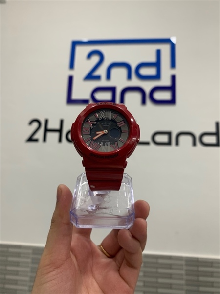 Đồng hồ Casio Baby G BGA-160 - Màu đỏ - Ngoại hình: 97% - Body