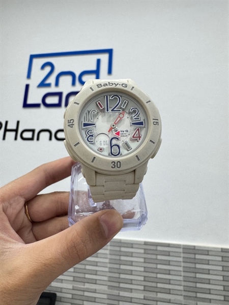 Đồng hồ Casio Baby G BGA-170 - Màu trắng - Ngoại hình 98% - Body