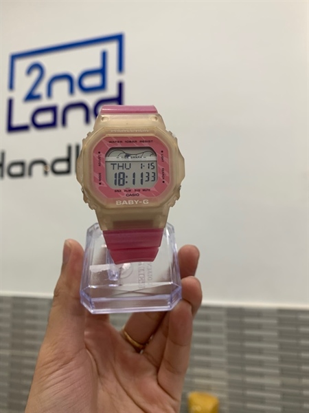 Đồng hồ Casio Baby-G BLX-565S - Màu hồng - Ngoại hình: 98% - Body