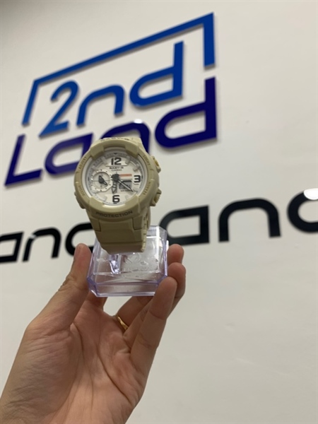 Đồng hồ Casio Baby-G DGA-230 -7 B2 - Màu trắng - Ngoại hình: 98% - Dây ố - Box