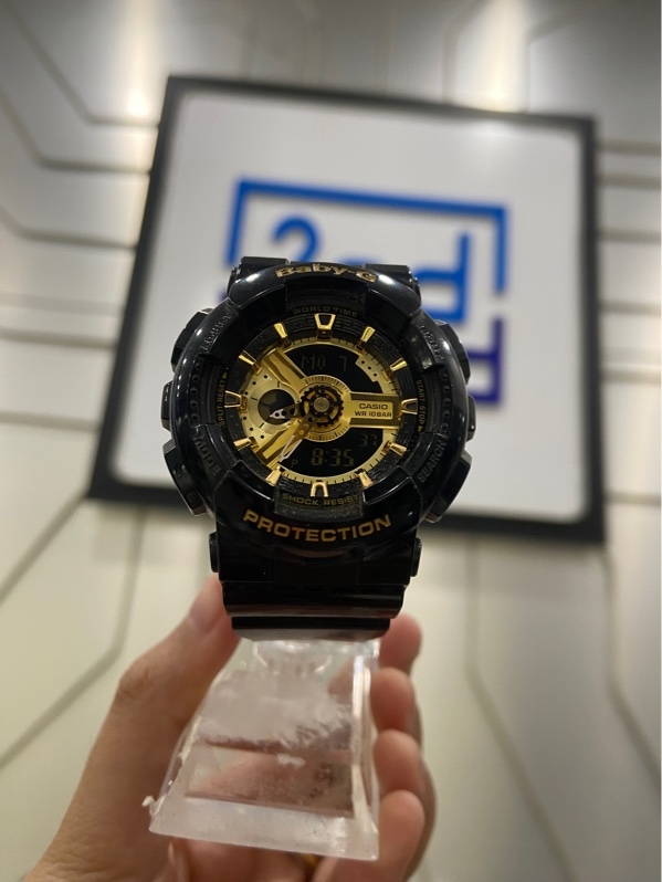 Đồng hồ Casio Baby-G GA-110 - Màu đen - Ngoại hình: 98% - Body