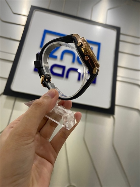 Đồng hồ Casio Baby-G MSG-C100G-1ADR - Mặt dây xám, khung vàng gold - Ngoại hình: 98% - Kèm Box 1