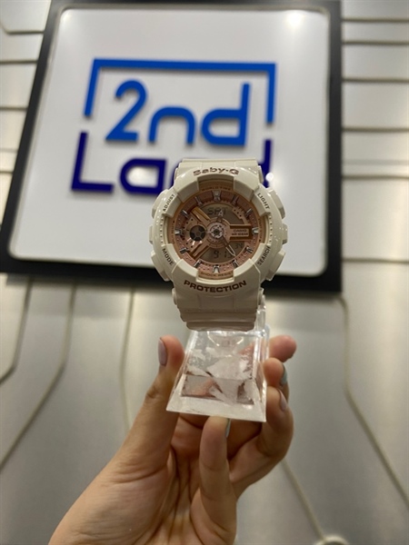 Đồng hồ Casio Baby GBA-110-7A1DR - Màu trắng - Ngoại hình: 97% - Không tem vàng - Body