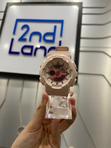 Đồng hồ Casio Baby-GBA-110RG - Màu hồng - Ngoại hình: 97% - Không tem vàng - Body