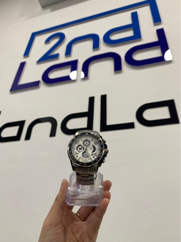 Đồng hồ Casio Edifice EF-560 - Màu bạc - Ngọai hình: 97% - Body