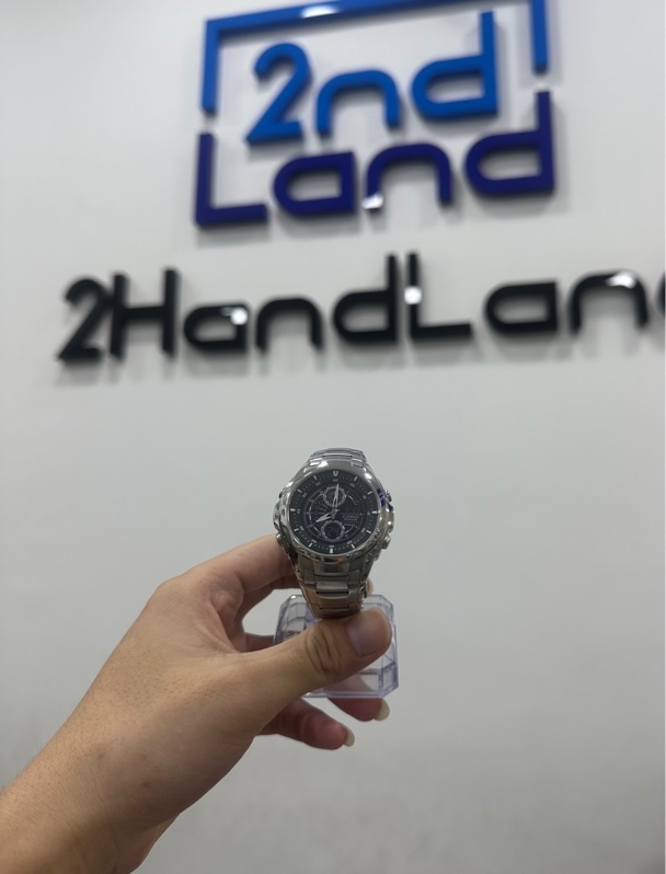 Đồng hồ Casio Edifice EFA-116D-1A1JF - 40mm - Màu bạc - Ngoại hình 97% - Box