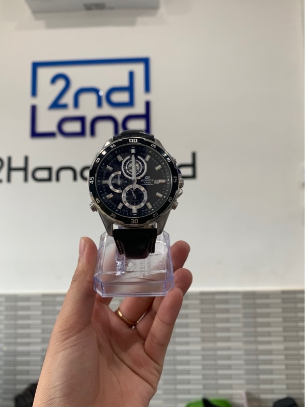 Đồng hồ Casio Edifice EFR-547 - 47mm - Màu đen - Ngoại hình: 97% - Body