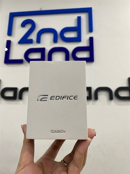 Đồng hồ Casio Edifice EFR-571D-1AVUDF - Màu bạc - Ngoại hình 97% - Kính trầy , viền trầy - Kèm Box , thẻ bảo hành 16/08/2026