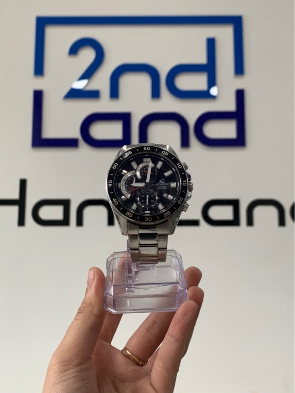 Đồng hồ Casio Edifice EFV-550D-1AVUDF - Màu bạc - Ngoại hình: 98% - Body