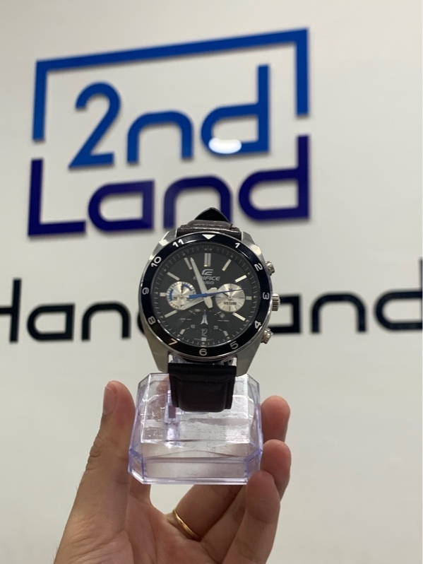 Đồng hồ Casio edifice efv-590 - Màu bạc - Ngoại hình: 98% - Box
