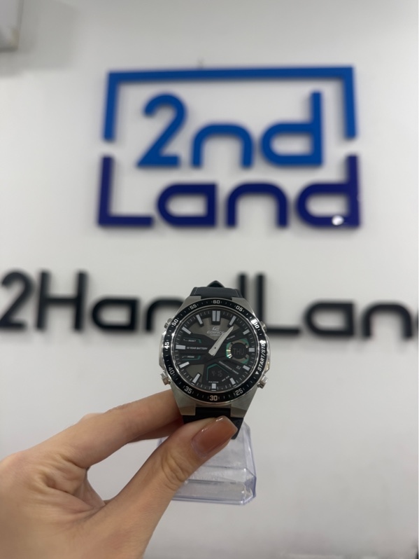 Đồng hồ Casio Edifice EFV-C110L-1AVDF - Màu bạc - Ngoại hình 99% - Kèm Box