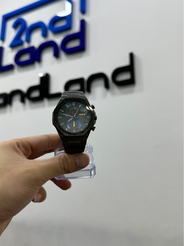 Đồng hồ Casio Edifice TOM’S Limited Edition EQB-1100TMS - Size 44 - Màu bạc đen - Ngoại hình 98% - Body