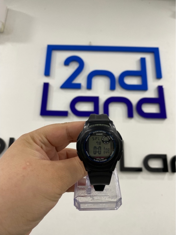 Đồng hồ Casio F-200W-1ADF - Màu đen - Ngoại hình 96% - trầy , mòn , đã thay dây - Body