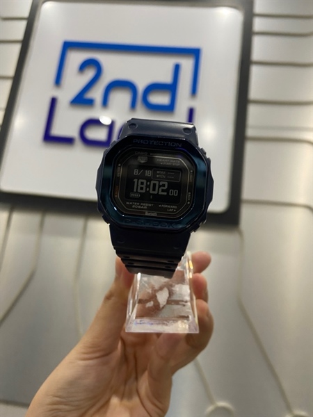 Đồng hồ Casio G-Shock - DW-H5600-2 Đo nhịp tim thông số sức khoẻ hiện thông báo - Màu xanh - Ngoại hình: 97% - Kèm sạc