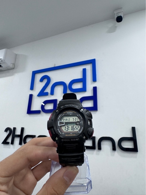 Đồng hồ casio G-Shock G-9000 - Màu đen - Ngoại hình 96% - Trầy xước cấn, kính xước - Body